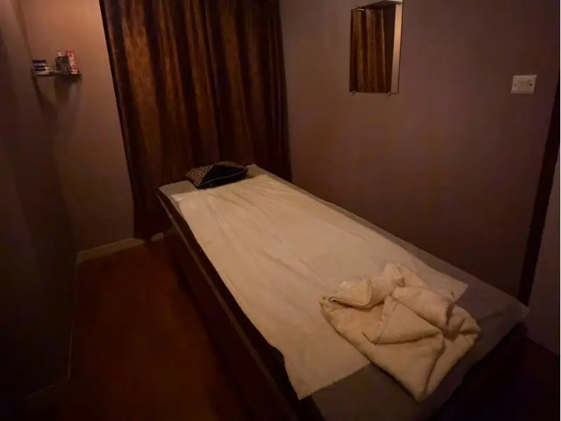A private massage treatment room at ILA Spa